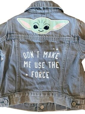Baby Gap Star Wars Grogu Denim Jacket 18-24 Months